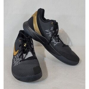Nike Kyrie Flytrap 2 Black Metallic Gold Men's Size US 10.5 Basketball Shoes